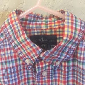 Ralph Lauren 4T button up shirt multiple plaid